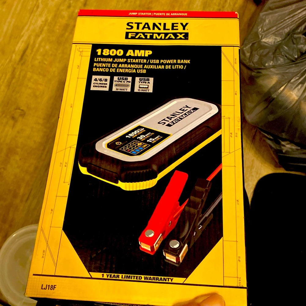 Stanley jump starter brand new and in box still
